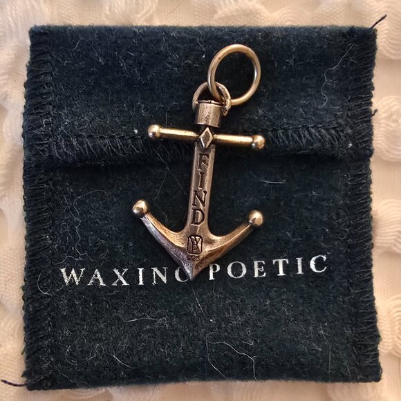 Waxing Poetic Adventure Anchor Charm - Picture 2 of 2